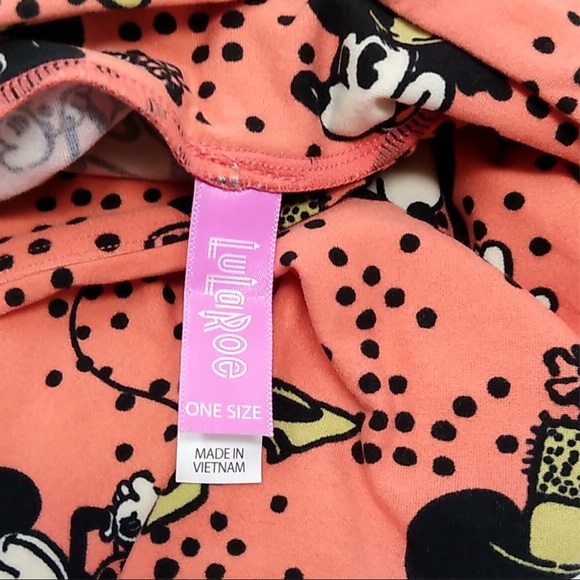 LuLaRoe Disney Minnie Mouse OS Leggings One Size - Picture 3 of 7